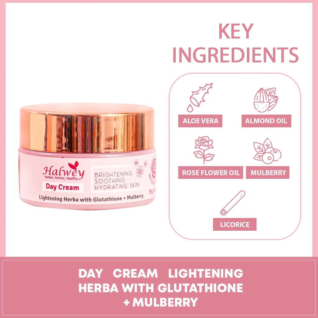 Day Cream Lightening Glutathione, 15gr - Image 2