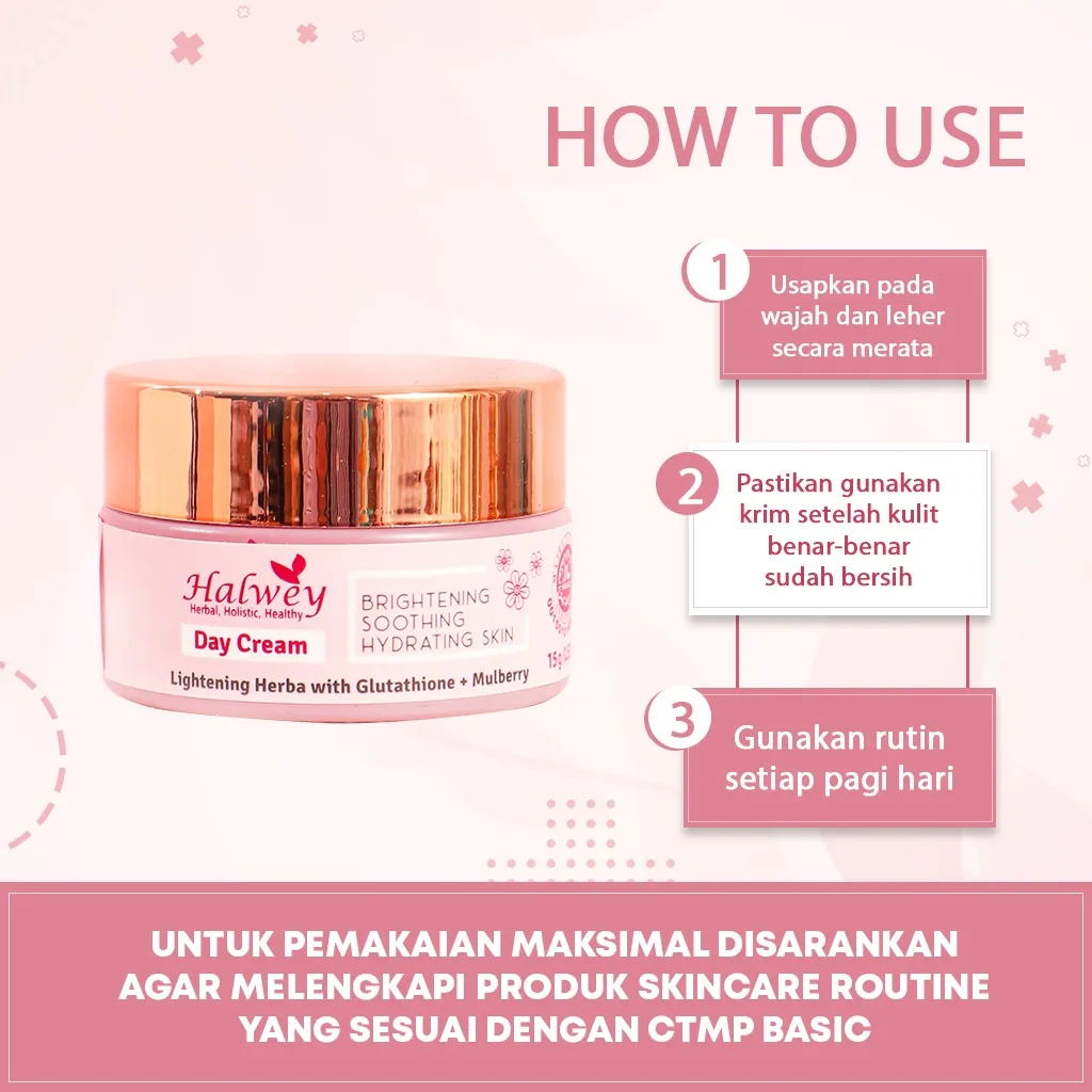 Day Cream Lightening Glutathione, 15gr - Image 3