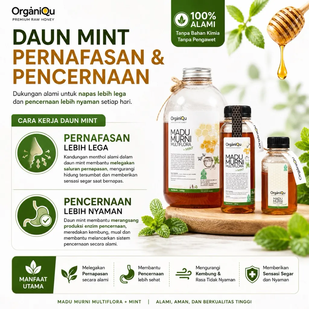 Madu Murni Multiflora + Mint - Image 2