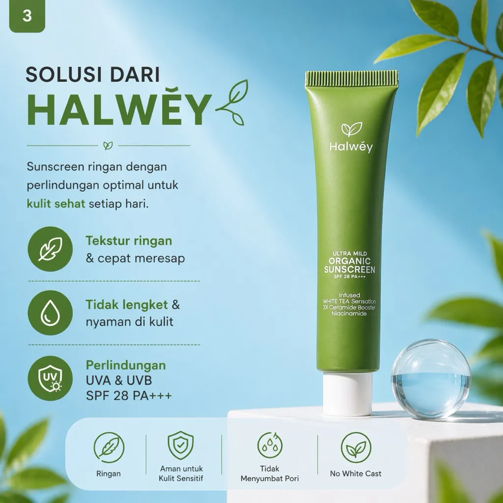 Ultra Mild Organic Sunscreen SPF28 PA+++, 15gr - Image 3