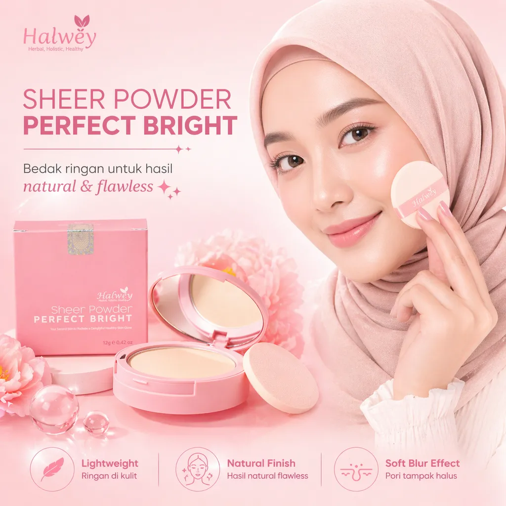 Sheer Powder Perfect bedak padat. 15gr